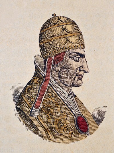 Portrait du Pape Benoît IX (1032-1044) - Italian School