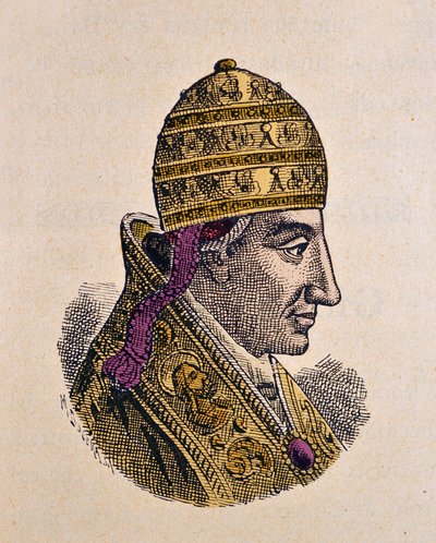 Portrait du Pape Benoît VII (974-983) - Italian School