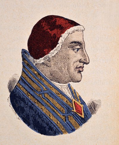 Portrait du Pape Benoît XII (1334-1342) - Italian School