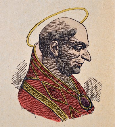 Portrait du Pape Boniface Ier (Bonifacio, Bonifacius I) (419-422) - Italian School