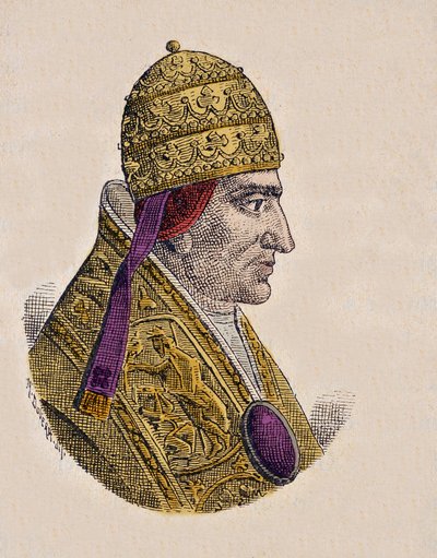 Portrait du Pape Clément II (1046-1047) - Italian School