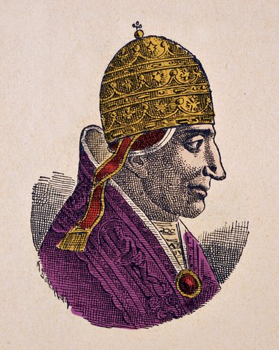 Portrait du pape Étienne IX - Italian School