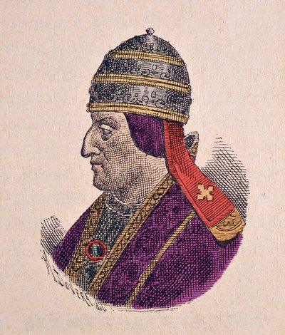Portrait du Pape Eugène IV (1431-1447) - Italian School