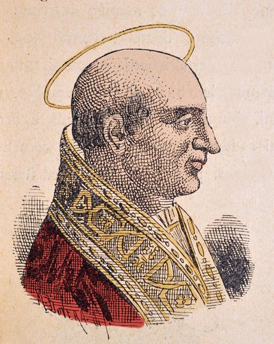 Portrait du pape Eutychien - Italian School