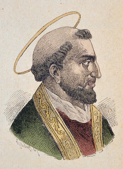 Portrait du Pape Évariste (Evaristus ou Evaristo I) (97-107) - Italian School