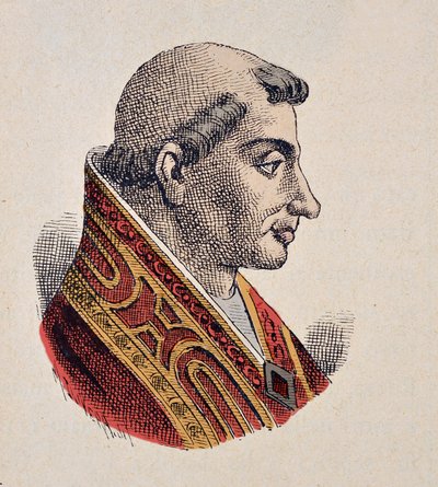 Portrait du Pape Gélase II (1118-1119) - Italian School
