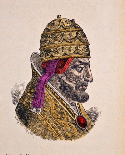 Portrait du Pape Grégoire VII (1073-1085) - Italian School