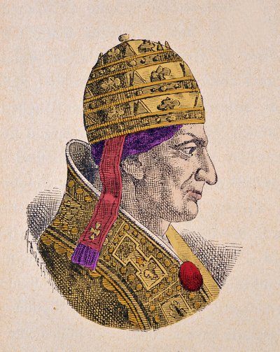 Portrait du Pape Grégoire X (1271-1276) - Italian School