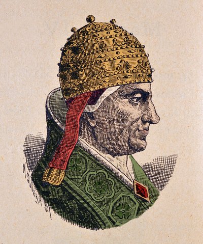 Portrait du Pape Honorius IV (1285-1287) - Italian School