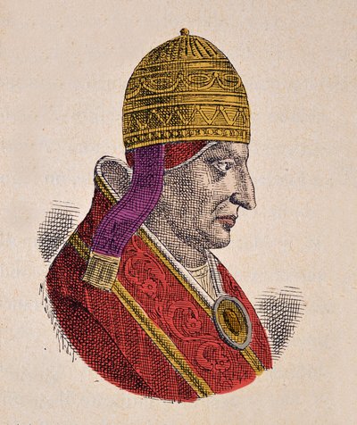 Portrait du Pape Innocent III (1198-1216) - Italian School