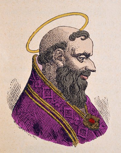 Portrait du Pape Innocent Ier (401-417) - Italian School