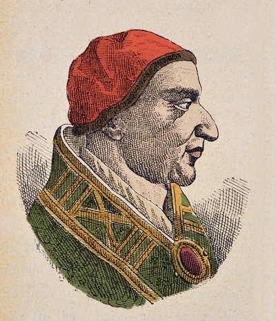 Portrait du pape Jean III (Giovanni ou Ioannes) (561-574) - Italian School