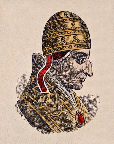 Portrait du pape Jean XIV (Giovanni, Ioannes) (983-984) - Italian School