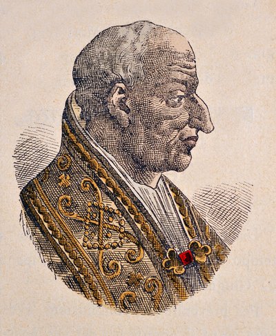 Portrait du Pape Léon III (795-816) - Italian School