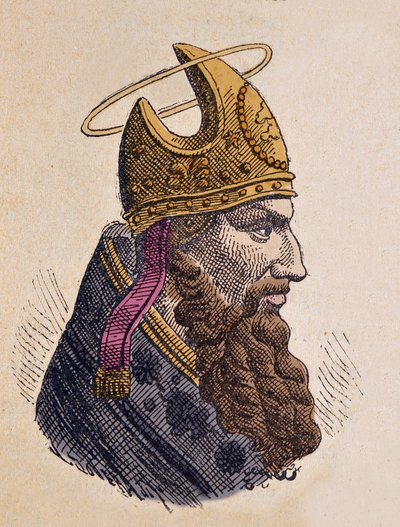 Portrait du Pape Marc (335-336) - Italian School