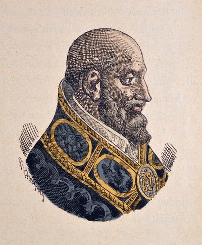 Portrait du Pape Marcel II (1555) - Italian School