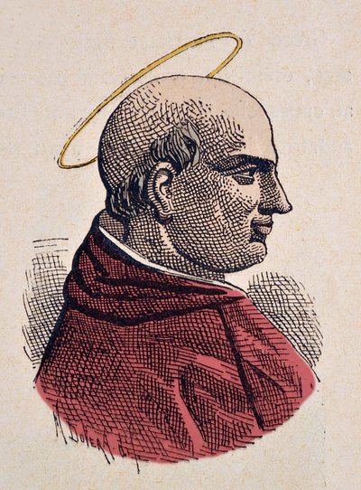 Portrait du Pape Marcel Ier (Marcellus ou Marcello I) (308-309) - Italian School