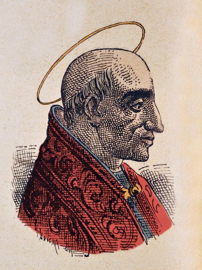 Portrait du Pape Marcellin (296-304) - Italian School