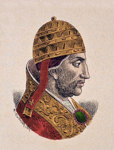 Portrait du Pape Nicolas III (1277-1280) - Italian School