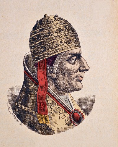 Portrait du Pape Nicolas IV (1288-1292) - Italian School