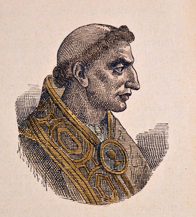 Portrait du pape Séverin Ier - Italian School