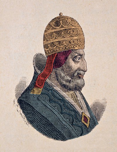 Portrait du Pape Urbain III (1185-1187) - Italian School