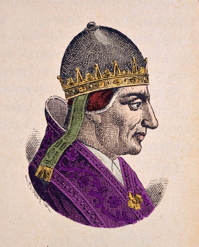 Portrait du Pape Urbain V (1362-1370) - Italian School