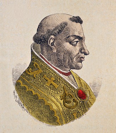 Portrait du pape Valentin - Italian School