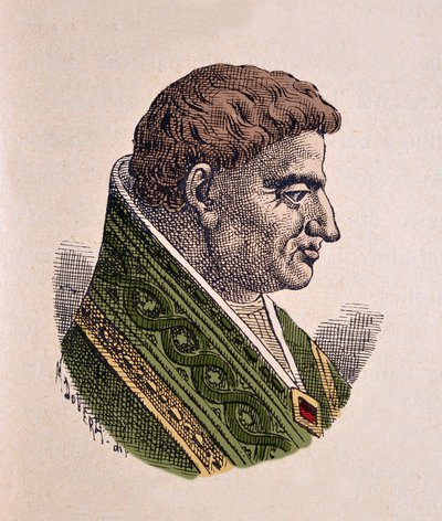 Portrait du Pape Victor II (1086-1087) - Italian School