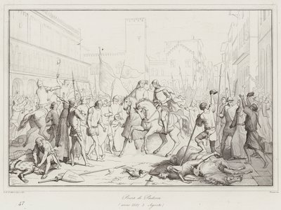 Prise de Padoue - Italian School