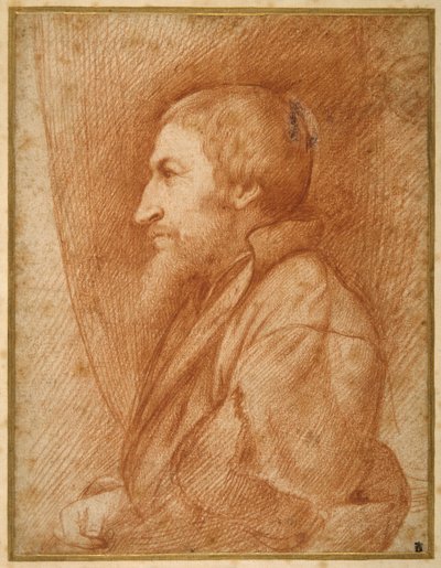 Portrait de profil (autoportrait ?) d