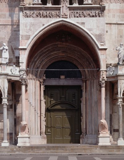 Protiro de la cathédrale, fin XIIIe-début XIVe siècle - Italian School