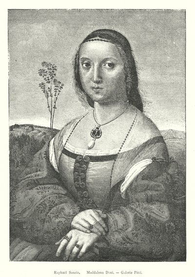 Raphael Sanzio, Maddalena Doni, Galerie Pitti - Italian School