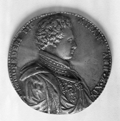 Relief représentant le Comte Giovanni Pico della Mirandola (1463-94) - Italian School