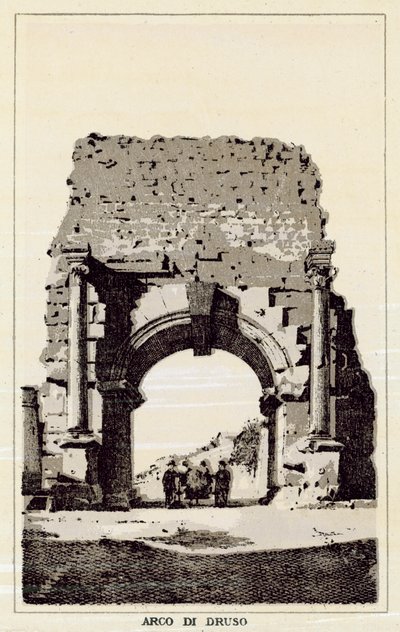 Rome : Arco Di Druso - Italian School