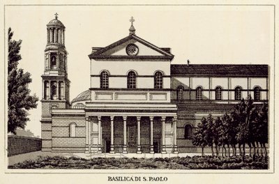 Rome : Basilique de Saint-Paul - Italian School