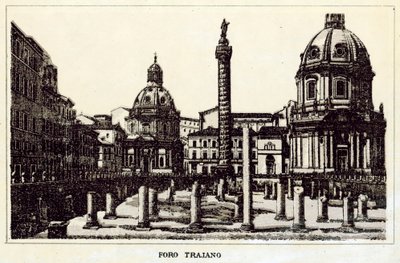 Rome : Forum de Trajan - Italian School