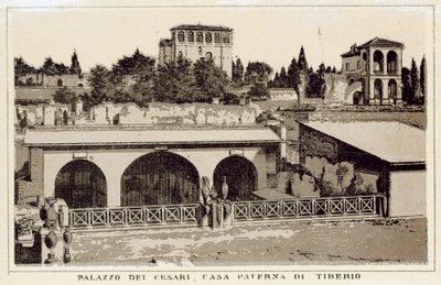 Rome : Palais des Césars, Maison Paternelle de Tibère - Italian School