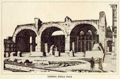 Rome : Temple de la Paix - Italian School