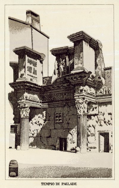 Rome: Temple de Pallas - Italian School