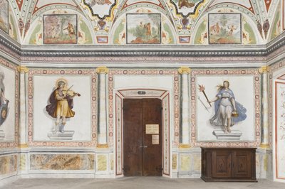 Salle de Jupiter et Mercure : Apollon et Diane - Italian School