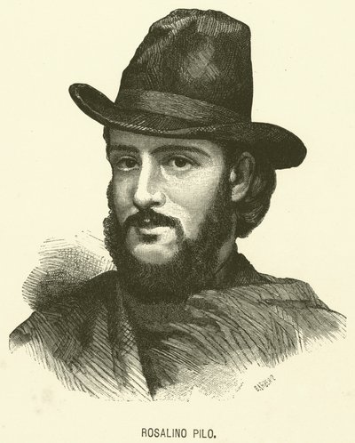 Rosalino Pilo (gravure) - Italian School