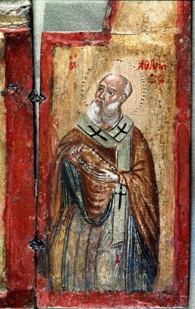 Saint Anasthasis (détail). Triptyque d