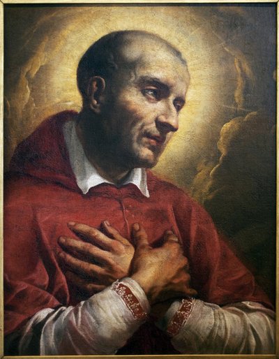 Saint Charles Borromée (1538-1584). (San Carlo Borromeo) Fragment d