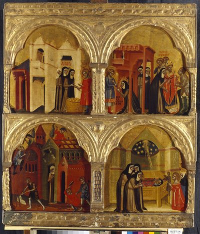 Scène de la vie de Sainte Julienne - Italian School