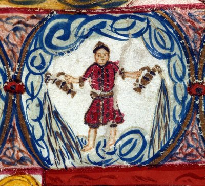 Signe du Verseau. Horoscope italien, milieu du XVe siècle - Italian School