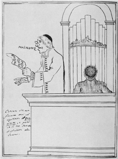 Chanteur et organiste - Italian School