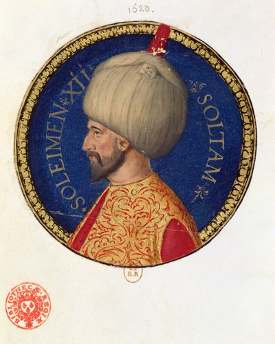 Suleiman I (1494-1566) dit le Magnifique - Italian School