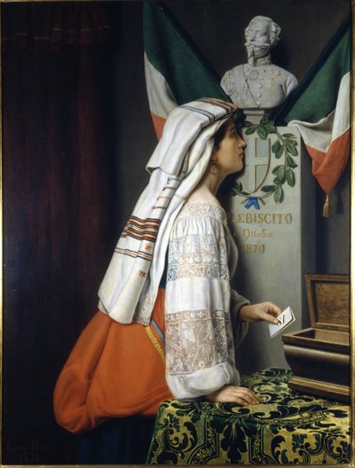 Le plébiscite de 1870. À cette occasion, les Italiens ont voté pour l