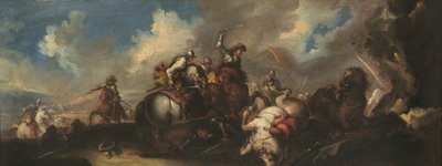 La Bataille des Cavaliers - Italian School
